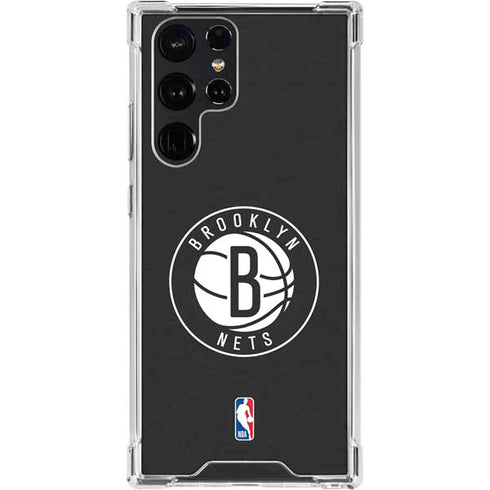 NBA Brooklyn Nets Distressed Galaxy S24 Ultra Clear Case