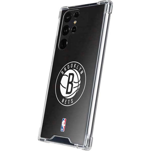 NBA Brooklyn Nets Distressed Galaxy S24 Ultra Clear Case