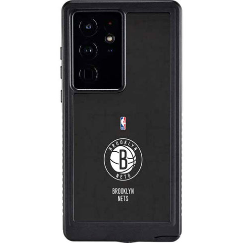 NBA Brooklyn Nets Distressed Galaxy S24 Ultra Waterproof Case