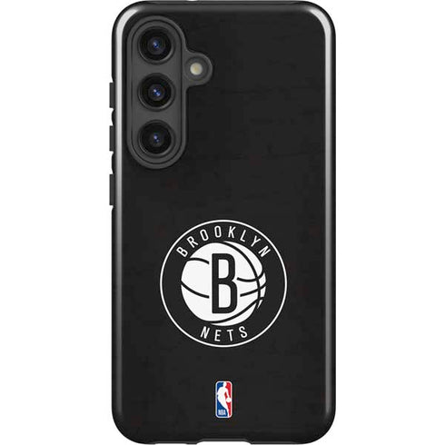 NBA Brooklyn Nets Distressed Galaxy S25 Impact Case