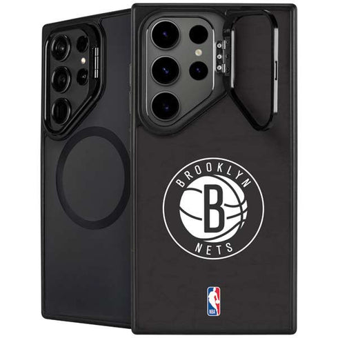 NBA Brooklyn Nets Distressed Galaxy S25 Ultra Kickstand Case