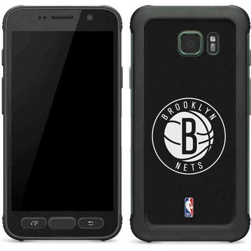 NBA Brooklyn Nets Distressed Galaxy S7 Active Skin