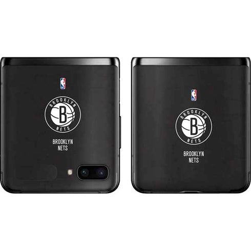 NBA Brooklyn Nets Distressed Galaxy Z Flip Skin