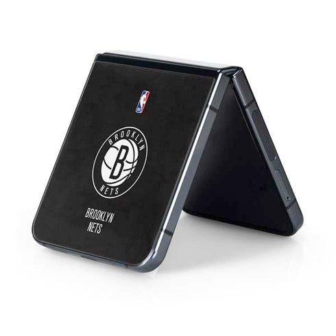 NBA Brooklyn Nets Distressed Galaxy Z Flip5 5G Skin