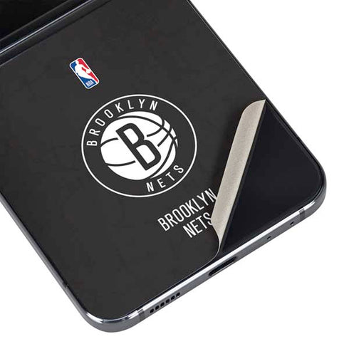NBA Brooklyn Nets Distressed Galaxy Z Flip5 5G Skin