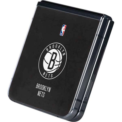 NBA Brooklyn Nets Distressed Galaxy Z Flip5 5G Skin