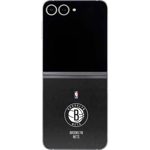 NBA Brooklyn Nets Distressed Galaxy Z Flip6 Skin
