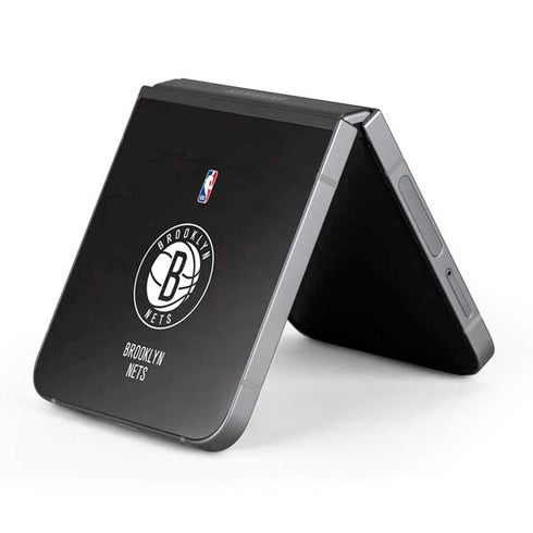 NBA Brooklyn Nets Distressed Galaxy Z Flip6 Skin