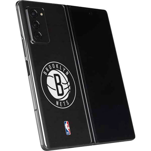 NBA Brooklyn Nets Distressed Galaxy Z Fold2 5G Skin
