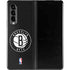 NBA Brooklyn Nets Distressed Galaxy Z Fold3 5G Skin