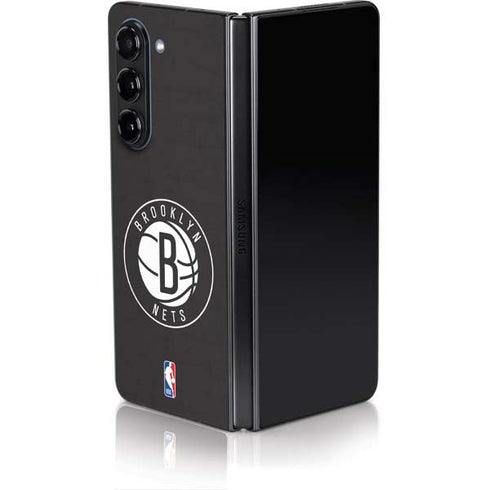NBA Brooklyn Nets Distressed Galaxy Z Fold5 5G Skin