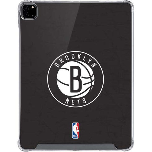 NBA Brooklyn Nets Distressed iPad Pro 12.9in (2020) Clear Case