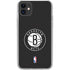 NBA Brooklyn Nets Distressed iPhone 11 Clear Case