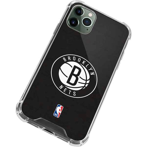 NBA Brooklyn Nets Distressed iPhone 11 Pro Max Clear Case