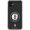 NBA Brooklyn Nets Distressed iPhone 12 Clear Case