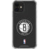 NBA Brooklyn Nets Distressed iPhone 12 Clear Case