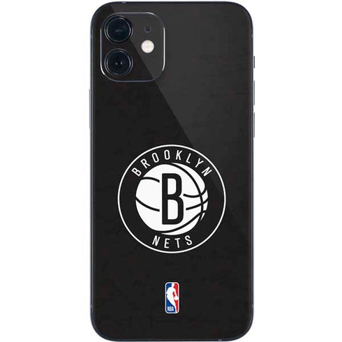 NBA Brooklyn Nets Distressed iPhone 12 Mini Skin