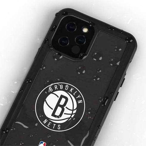 NBA Brooklyn Nets Distressed iPhone 12 Pro Waterproof Case