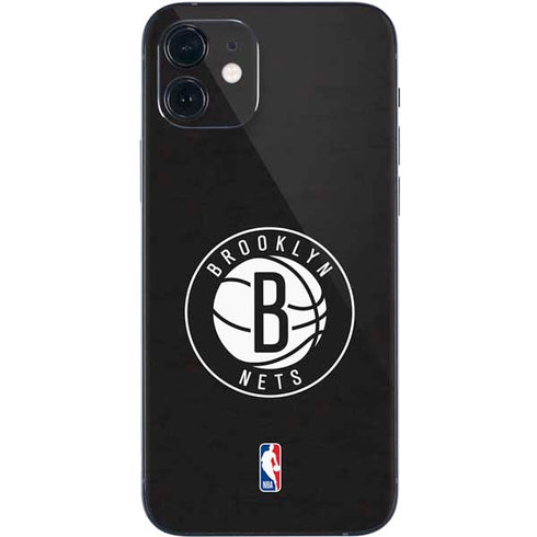 NBA Brooklyn Nets Distressed iPhone 12 Skin