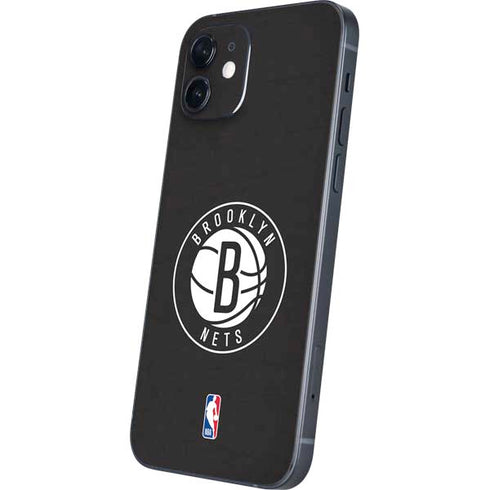 NBA Brooklyn Nets Distressed iPhone 12 Skin