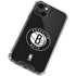 NBA Brooklyn Nets Distressed iPhone 13 Mini Clear Case
