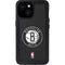 NBA Brooklyn Nets Distressed iPhone 13 Mini Waterproof Case