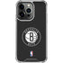 NBA Brooklyn Nets Distressed iPhone 13 Pro Clear Case