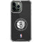 NBA Brooklyn Nets Distressed iPhone 13 Pro Max Clear Case