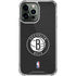 NBA Brooklyn Nets Distressed iPhone 13 Pro Max Clear Case