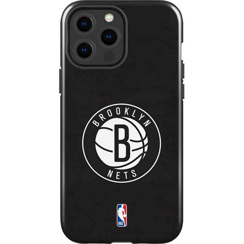 NBA Brooklyn Nets Distressed iPhone 13 Pro Max Impact Case
