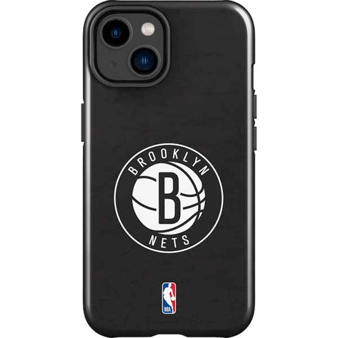 NBA Brooklyn Nets Distressed iPhone 14 Plus Impact Case