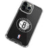 NBA Brooklyn Nets Distressed iPhone 14 Pro Clear Case
