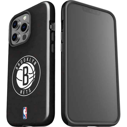 NBA Brooklyn Nets Distressed iPhone 14 Pro Impact Case