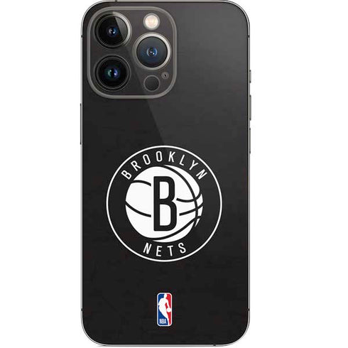 NBA Brooklyn Nets Distressed iPhone 14 Pro Skin