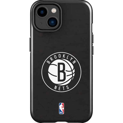 NBA Brooklyn Nets Distressed iPhone 15 Impact Case