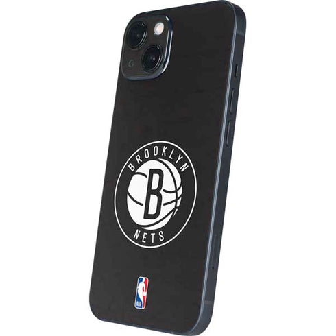 NBA Brooklyn Nets Distressed iPhone 15 Plus Skin