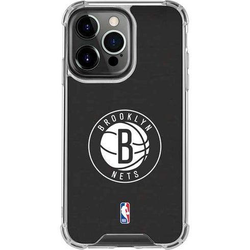 NBA Brooklyn Nets Distressed iPhone 15 Pro Max Clear Case