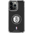 NBA Brooklyn Nets Distressed iPhone 15 Pro Max Clear Case