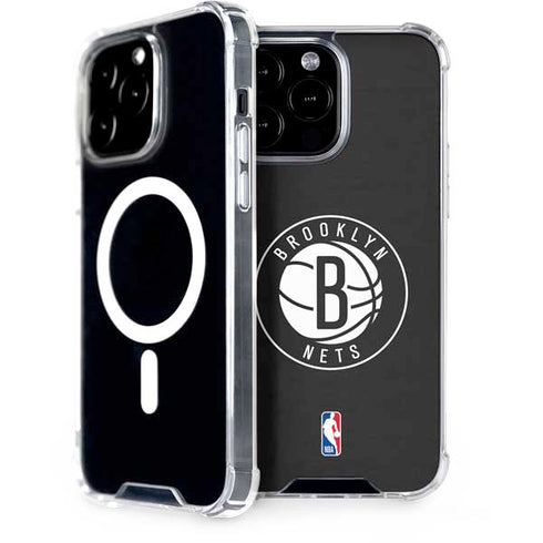 NBA Brooklyn Nets Distressed iPhone 15 Pro Max MagSafe Case