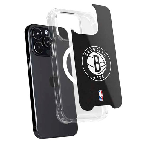 NBA Brooklyn Nets Distressed iPhone 15 Pro Max MagSafe Case