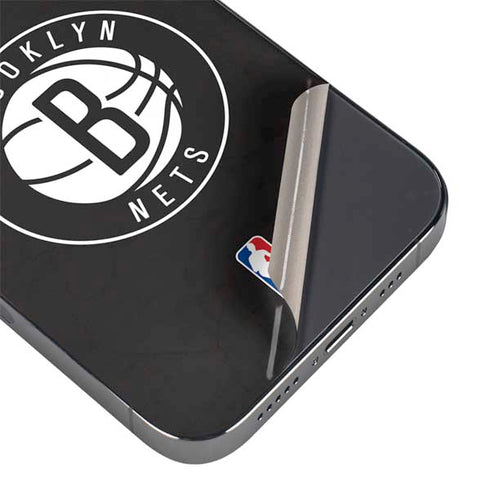 NBA Brooklyn Nets Distressed iPhone 15 Pro Skin