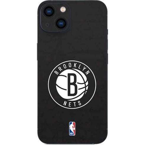 NBA Brooklyn Nets Distressed iPhone 15 Skin