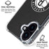 NBA Brooklyn Nets Distressed iPhone 16 Clear Case