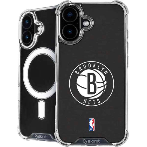 NBA Brooklyn Nets Distressed iPhone 16 MagSafe Case