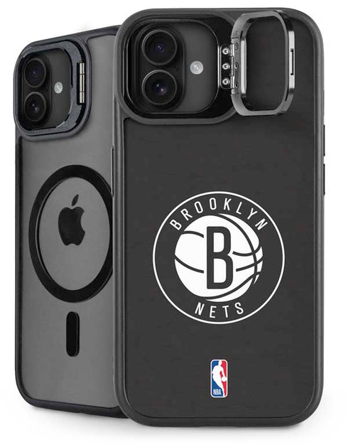 NBA Brooklyn Nets Distressed iPhone 16 Plus Kickstand Case