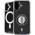 NBA Brooklyn Nets Distressed iPhone 16 Plus MagSafe Case