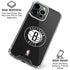NBA Brooklyn Nets Distressed iPhone 16 Pro Clear Case