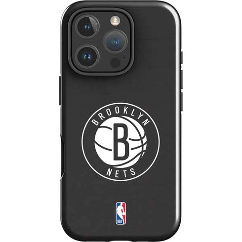 NBA Brooklyn Nets Distressed iPhone 16 Pro Impact Case