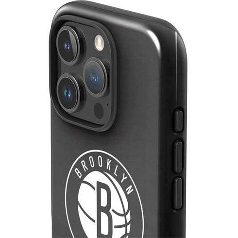 NBA Brooklyn Nets Distressed iPhone 16 Pro Impact Case