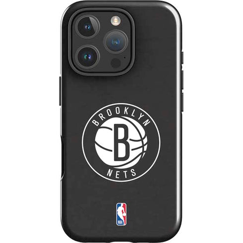 NBA Brooklyn Nets Distressed iPhone 16 Pro Max Impact Case